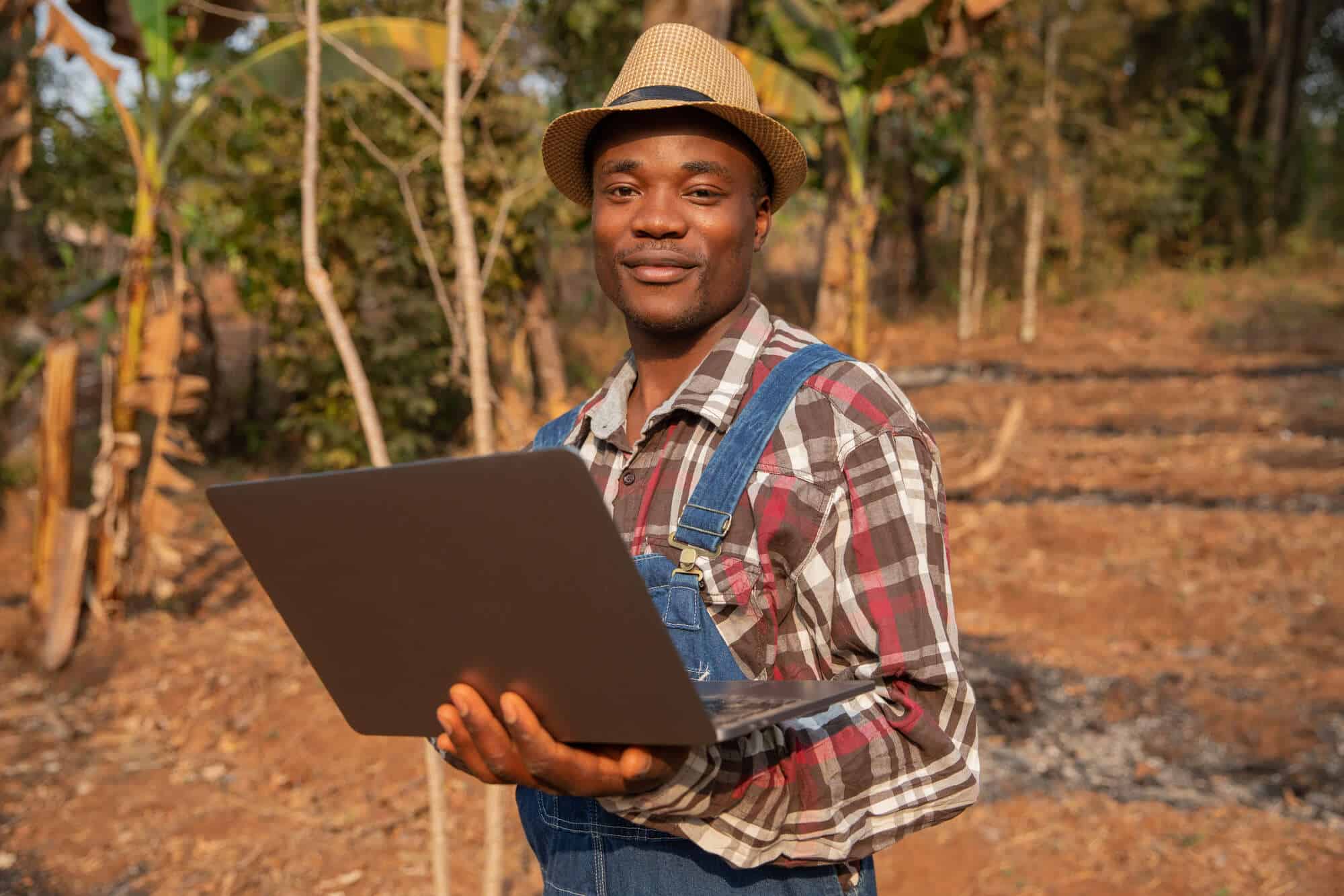 portrait of a young african farmer on his plantati 2022 10 21 01 37 39 utc